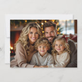 A Sweet Whimsical Personalized Photo Christmas Feestdagenkaart (Achterkant)