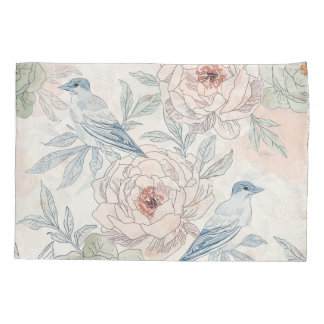 A symphony of song and petals pattern kussensloop