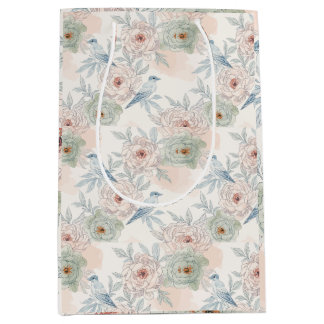 A symphony of song and petals pattern medium cadeauzakje