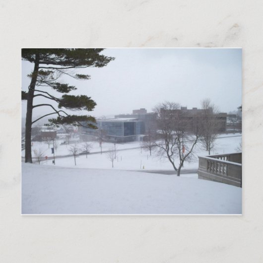 A Syracuse Winter Briefkaart (Voorkant)