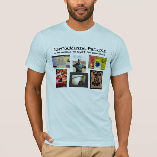 (A) T-shirt mental envoyé de projet (Devant)