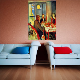 A table   AI Art Poster