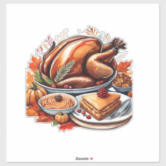 A Table Full of Gratitude Classic T-Shirt Sticker