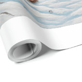 A Tale Between Branches and Snowflakes Cadeaupapier (Rol Hoek)