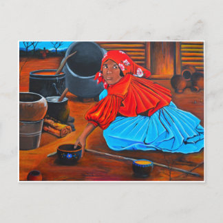"A Tarahumara Woman" Briefkaart