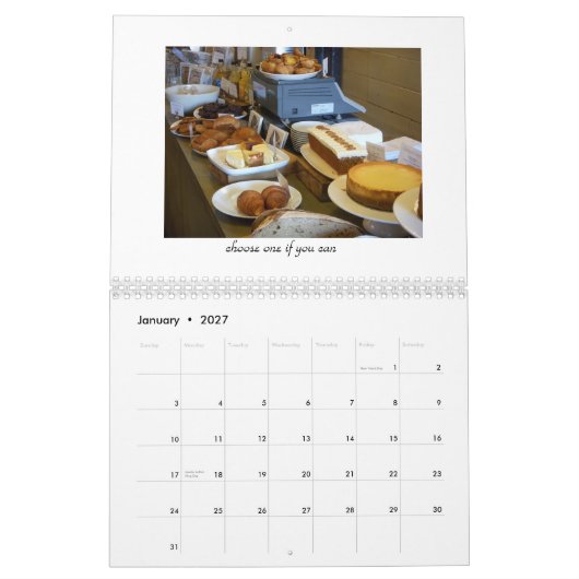 A Tasty Calender 2009 Kalender (Jan 2027)