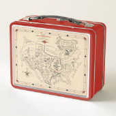 A Texan's Map of the United States (of Texas) (Achterkant)