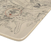 A Texan's Map of the United States (of Texas) Snijplank (Hoek)