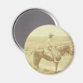 A Texas Cowboy Magneet (Voorkant / Achterkant)