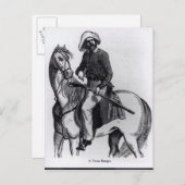 A Texas Ranger Briefkaart (Voorkant / Achterkant)