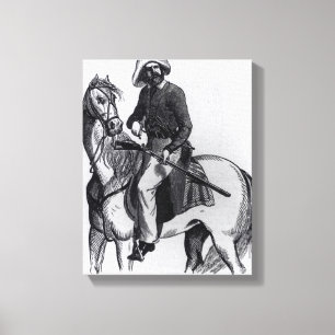 A Texas Ranger Canvas Afdruk