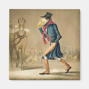 A Thoroughbred November & London Particular, engra Magneet