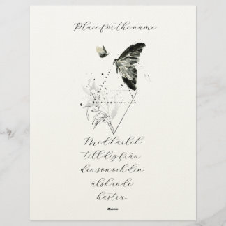 A thoughtfully designed sympathy card briefhoofd
