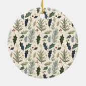 A Thrill of Hope Green Religious Keramisch Ornament (Achterkant)