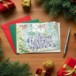 A Thrill of Hope  Inspirativity Christmas Kaart