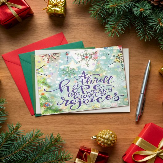 A Thrill of Hope Inspirativity Christmas Kaart