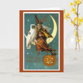 A Thrilling Halloween Kaart (Gele Bloem)