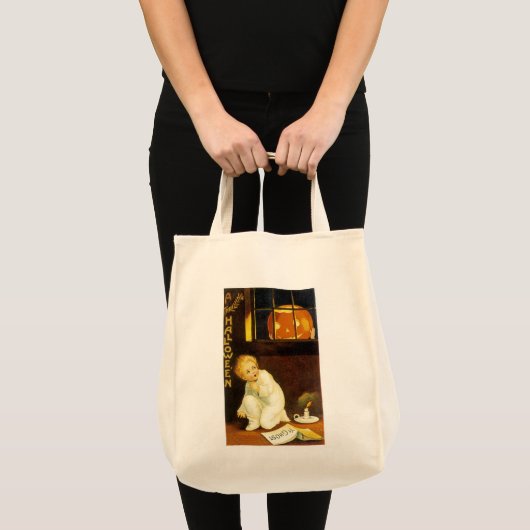 A Thrilling Halloween Tote Bag (Voorkant (product))