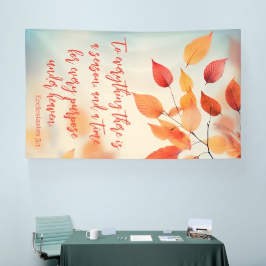 A Time for Every Purpose Ecclesiastes 3:1 Spandoek (Beurs)