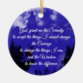A timeless serenity prayer keramisch ornament (Voorkant)