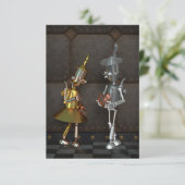 A tin Valentine Bedankkaart (Staand voorkant)