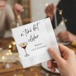 A Tini Bit Older 18th Birthday Party Napkins Servet