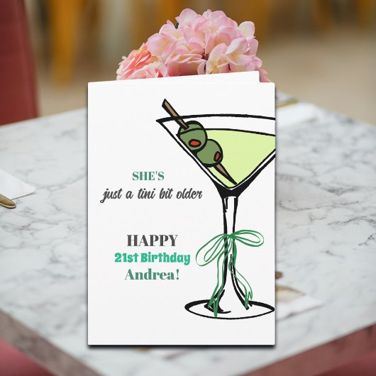 A Tini Bit Older 21st Birthday  Kaart