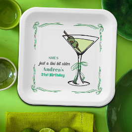 A Tini Bit Older 21st Birthday Party Papieren Bordje