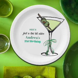 A Tini Bit Older 21st Birthday Party Papieren Bordje