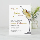 A Tini Bit Older Birthday Invitation (Debout devant)