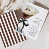 A Tini Bit Older Espresso Martini Birthday Party Kaart