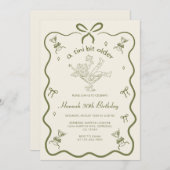 A Tini Bit Older Espresso Martini Bow Birthday  Kaart (Voorkant / Achterkant)