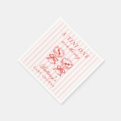 A Tini One Is On The Way Baby Shower Servet (Hoek)