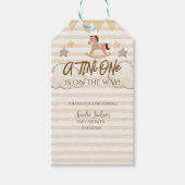 A Tini One On The Way Espresso Martini Baby Shower Cadeaulabel (Voorkant)