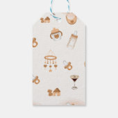 A Tini One On The Way Espresso Martini Baby Shower Cadeaulabel (Achterkant)