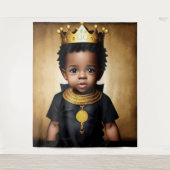 A Toddler King Tapestry Wandkleed (Voorkant)