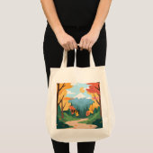 A tote bag with design (Devant (produit))