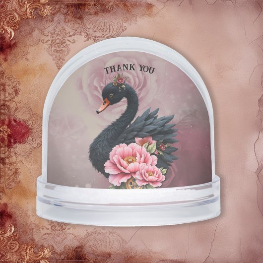 A touch of rose and swan's glow. 