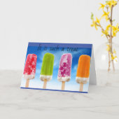 A **TRAAT** PARTAGER UN ANNIVERSAIRE AVEC LA CARTE (Fleur jaune)