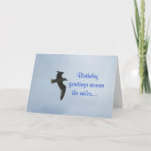 À travers la carte d'anniversaire de milles (Devant)