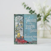 A travers la carte postale en verre (Debout devant)