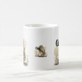 A Travers La Mug De Café En Verre (Centre)