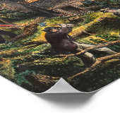 A travers le continent - Poster d'Art fin FFB Palm (Coin)