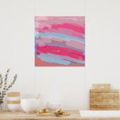 A travers le désert, peinture Abstraite affiche Im (Cuisine)