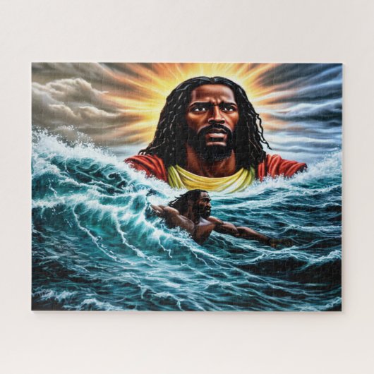 À travers le Puzzle des eaux troublées (Horizontal)