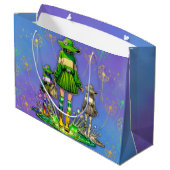 A travers le sac cadeau de pluie (Dos Angle)