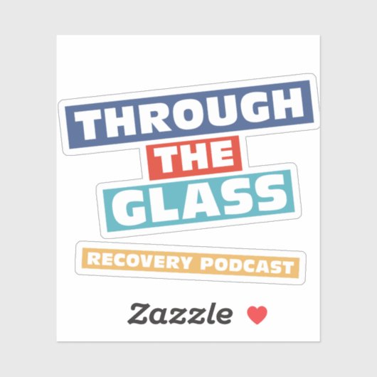 À travers le Sticker Podcast de récupération de ve (Feuille)