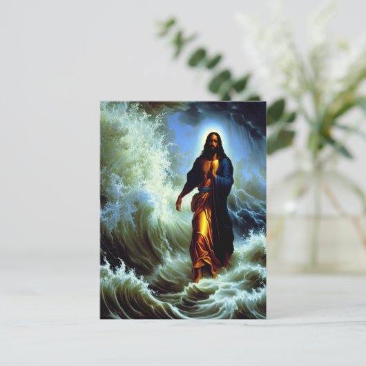 À travers les eaux troubles 2 carte postale (Debout devant)