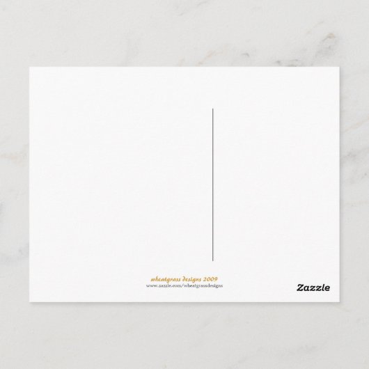 A travers l'oeil d'un cheval carte postale (Dos)