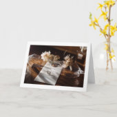 À **TRÈS SPÉCIAUX JEUNES MARIÉS** CARTE (Fleur jaune)